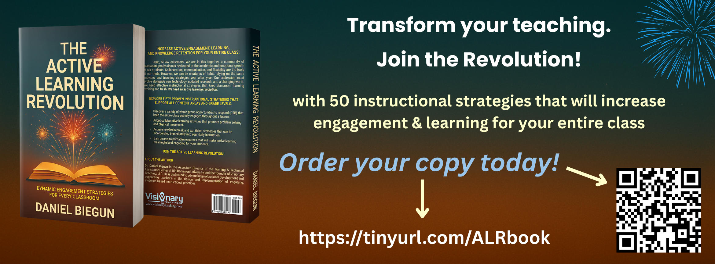 image of a book called The Active Learning Revolution by Daniel Biegun