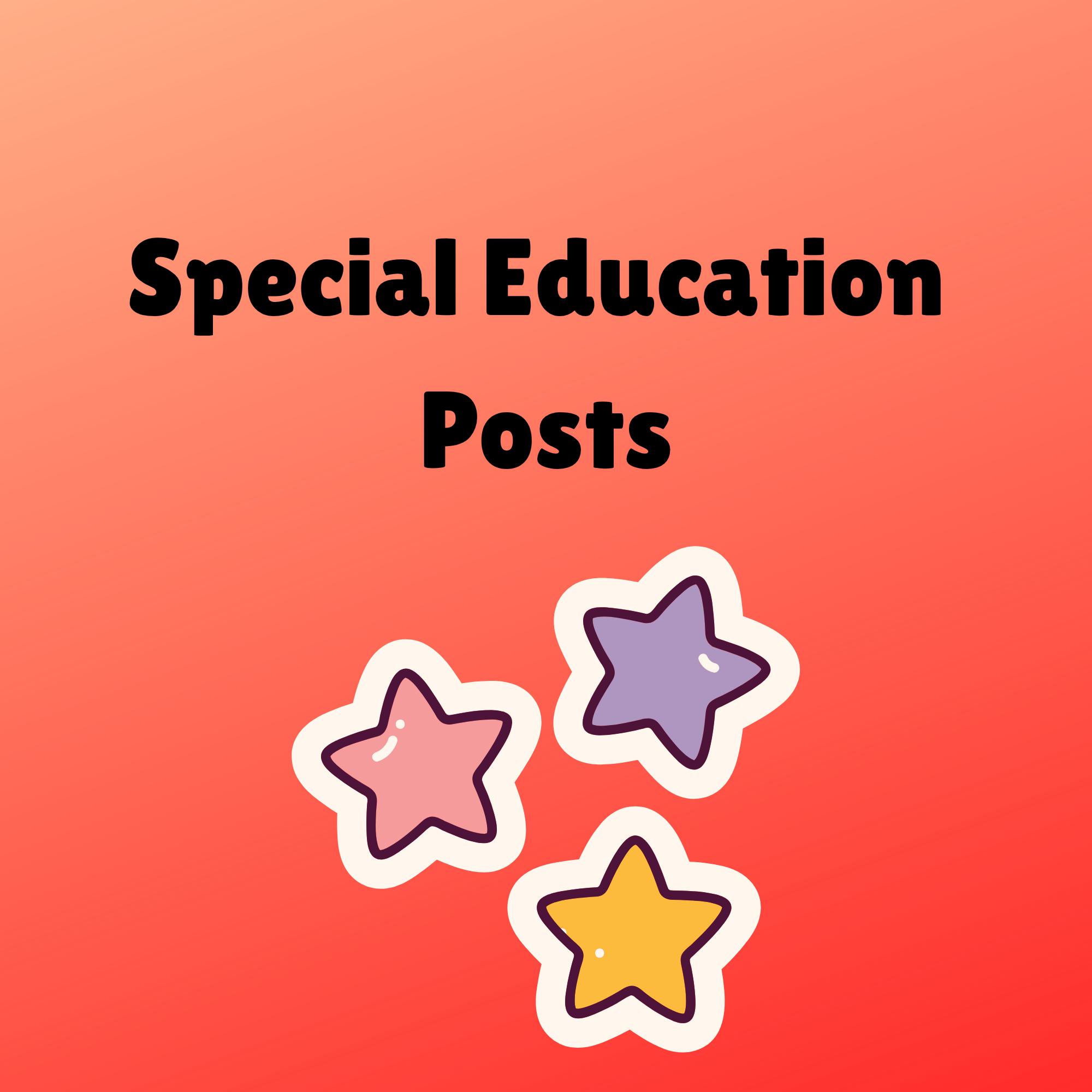 2 red background with three colored stars clipart