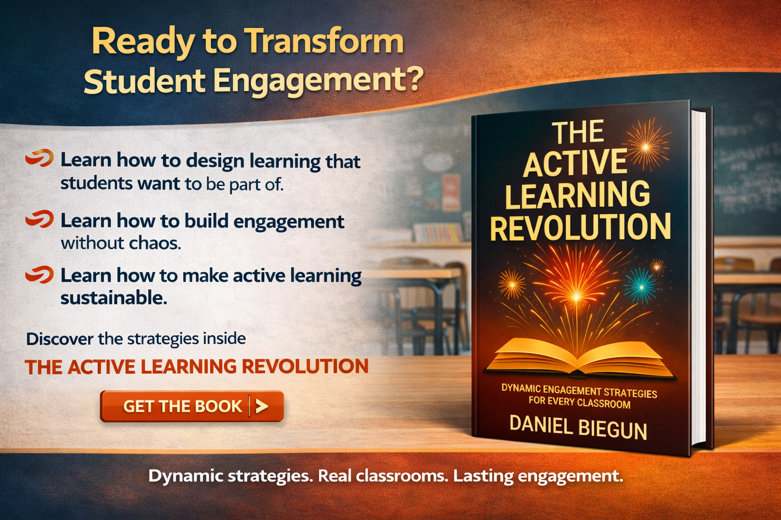 image of The Active Learning Revolution book with a hyperlink