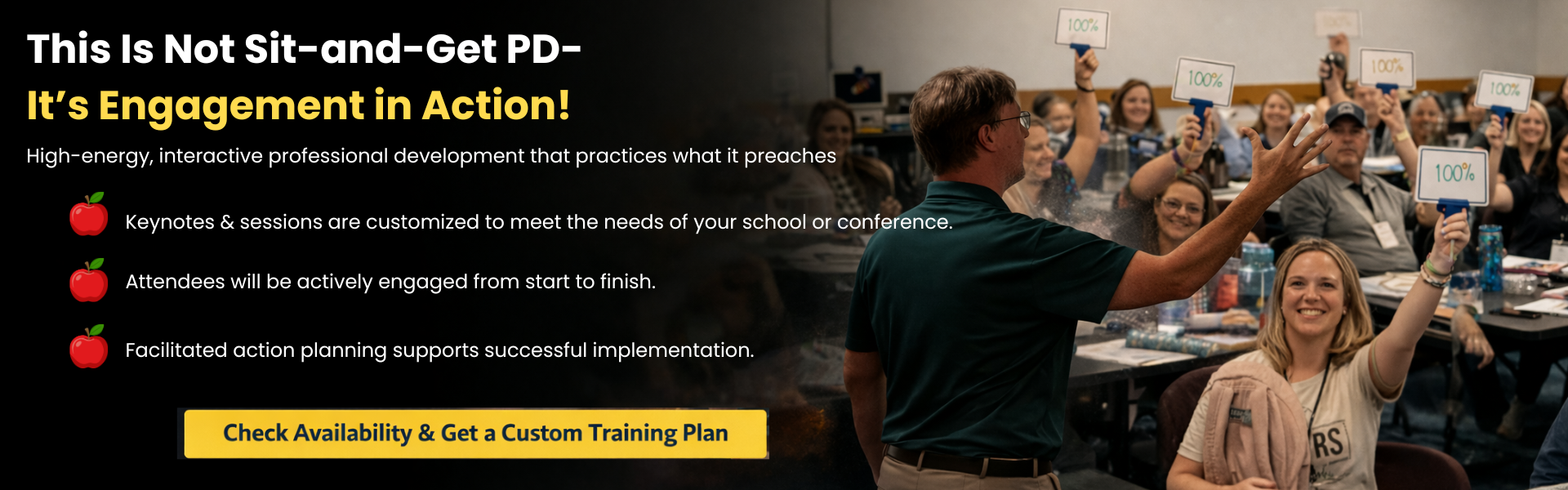 This is Not Sit and Get PD- It's engagement in action