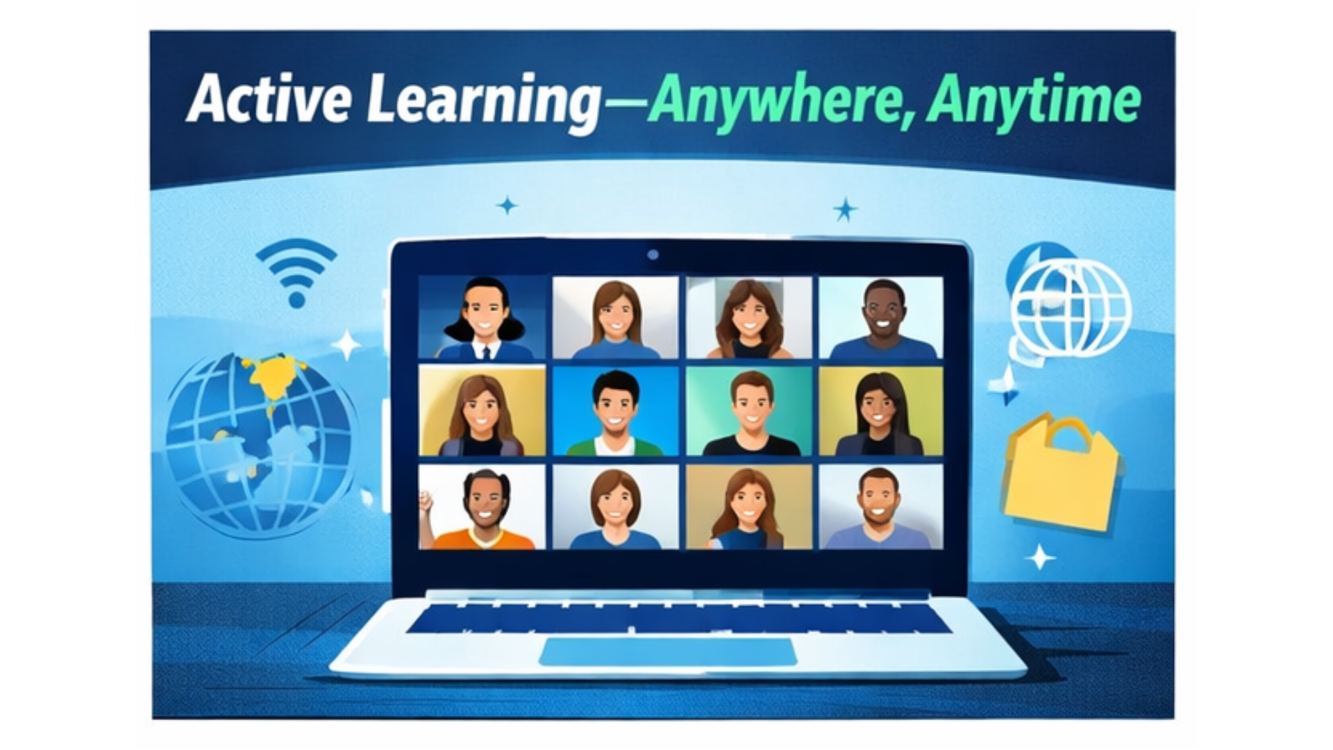 Zoom screen on laptop