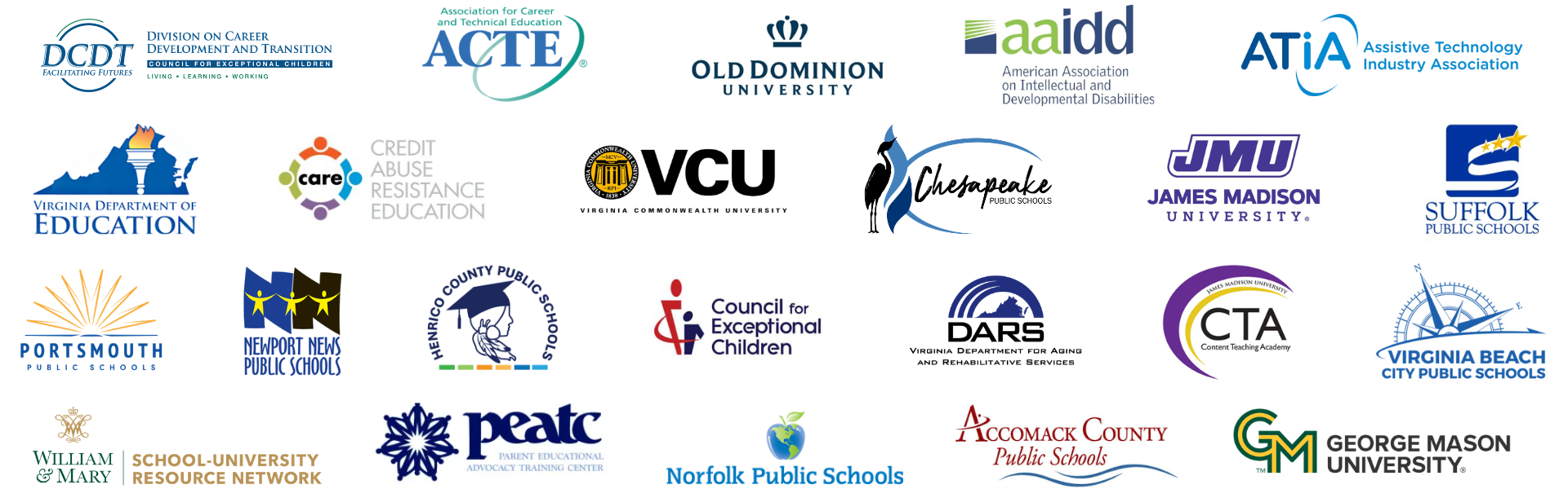 list of agencies and conference who have hied me to speak